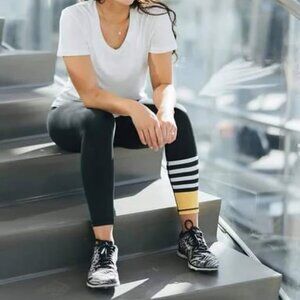ZYIA ACTIVE Bumblebee Light n Tight Hi-Rise 7/8 Leggings 24" - 12